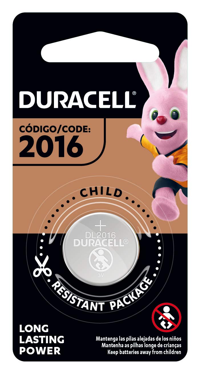 [Australia] - Duracell - 2016 3V Lithium Coin Battery - with bitter coating - 1 count 1 Count (Pack of 1) 