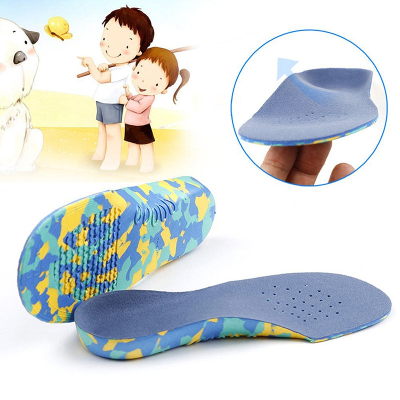 [Australia] - Kids Insole Children Orthotic Insoles Inserts for Kids with Flat Feet Need Arch Support Footcare Cushion Pad Kids UK 4.5-6.5/S(26-28) 