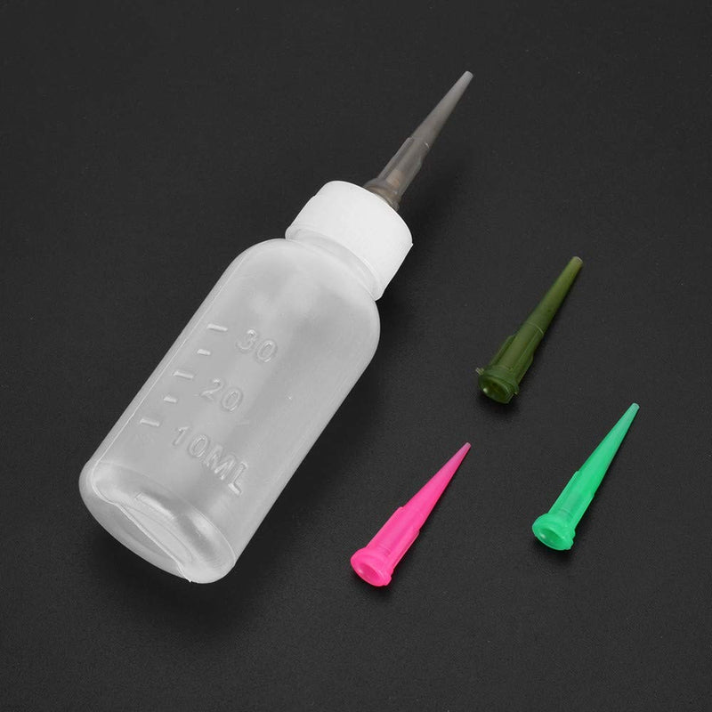 [Australia] - Xmasir Jagua Henna Applicator Bottles Kit for Tattoo Body Paint,Multi Purpose Precision Applicator Set 4 Pcs 1 Oz. Henna Bottle with 4 Pcs Caps 16 Pcs Needle Tips Sizes 