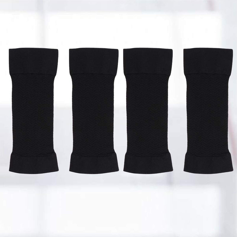 [Australia] - LIOOBO 2 Pairs Lymphedema Arm Sleeve Post Mastectomy Compression Sleeve Anti Swelling Glove Gauntlet Arm Support Brace for Anti Edema Swelling Lymphedema Black 