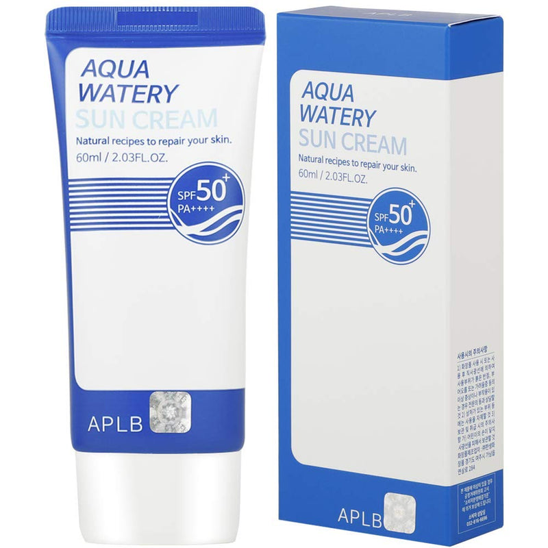 [Australia] - APLB Aqua Watery Sunscreen, SPF 50+/PA++++ 2.03 fl. Oz (60ml) | Korean Skin Care, Protect from UV rays, Non-Sticky & Non-Smudge, Moisturizing Sunscreen | 