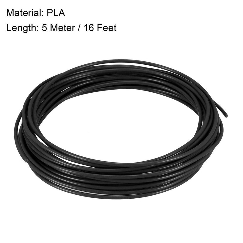 [Australia] - uxcell 3D Pen Filament Refills,16Ft,1.75mm PLA Filament Refills,Dimensional Accuracy +/- 0.02mm,for 3D Printer,Black 
