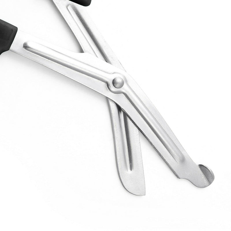 [Australia] - Utility Bandage Fire Rescue Tuff Cut Scissor First Aid Nurse Paramedic Trauma Shears First Aid Medical Scissors CE (Black 5.5) Black 5.5 