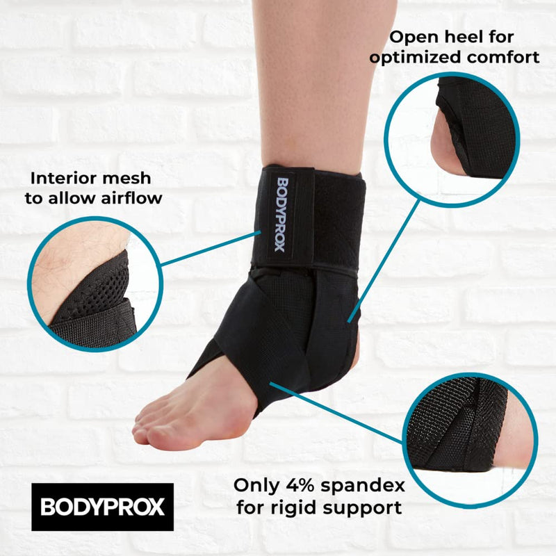 [Australia] - Ankle Brace for Women and Men, Lace Up Ankle Support Brace Stabilizer For Sprained Ankle (Medium) Medium (Pack of 1) 