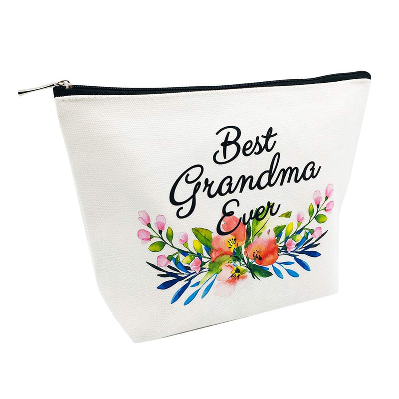 [Australia] - Grandma Gifts Best Grandma Ever Makeup Bag Mother's Day Gifts Grandmother Birthday Gifts Nana Gift for Mom from Granddaughter 