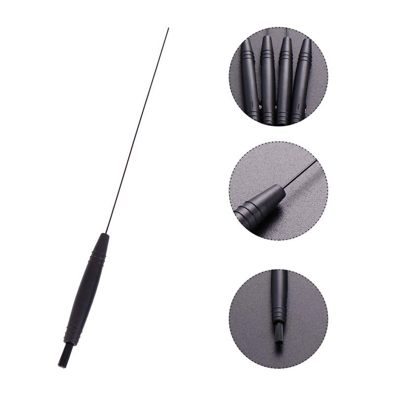 [Australia] - ULTECHNOVO 1 Set 4pcs Hearing Amplifier Cleaning Brush Hearing Aid Vent Cleaning Tool Earpiece Earmold Vent Cleaner for Sound Tubes 