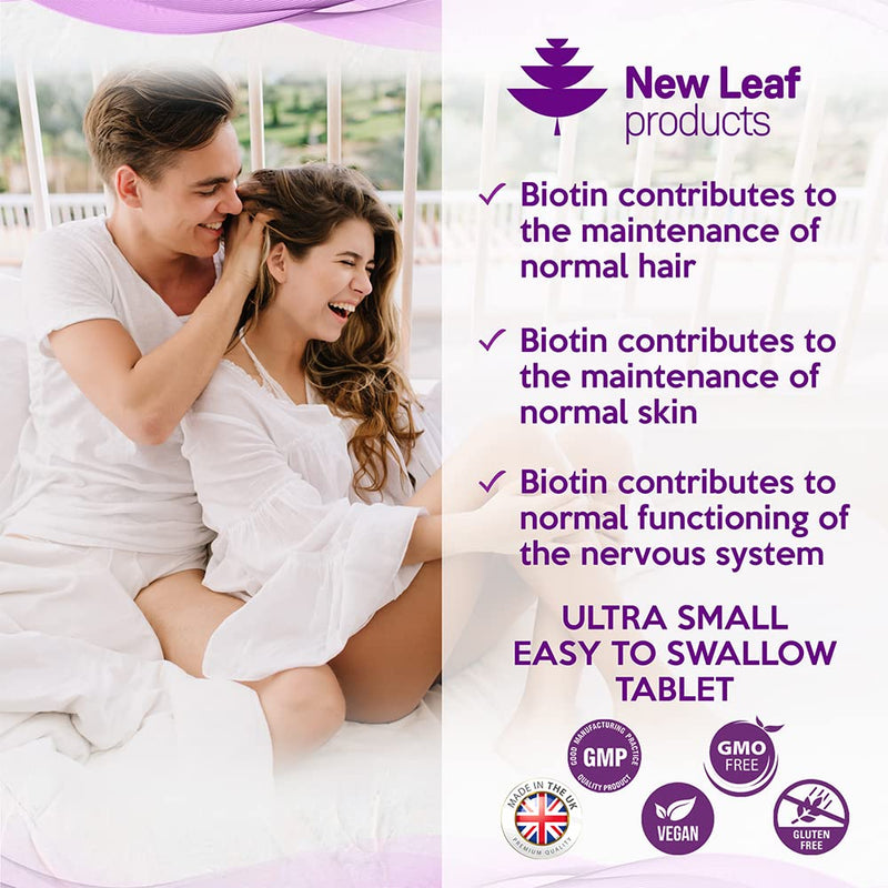 [Australia] - Biotin Hair Growth Supplement Biotin Tablets 12000mcg (1 Year Value Supply) Enriched with Coconut Oil, High Strength Hair, Skin and Nails Beauty Vitamins for Women & Men One A Day Vegan, UK Made 365 Count (Pack of 1) 