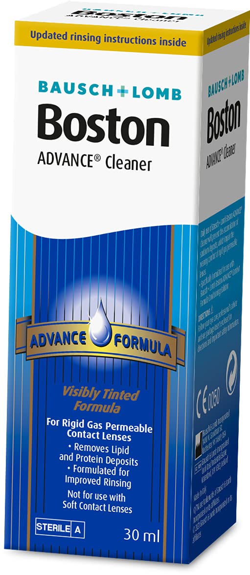 [Australia] - Boston Advance Cleaner, Leaves Lenses Clean, Ready for Disinfection and Conditioning, for Rigid Gas Permeable (RGP) and Hard Contact Lenses, 30 ml 