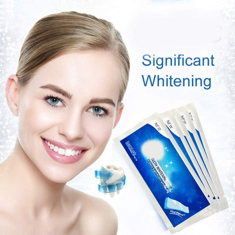 [Australia] - 28 Pcs Teeth Whitening Strips Tooth Rapid Whitening Fast Results Teeth Whitener Kit 