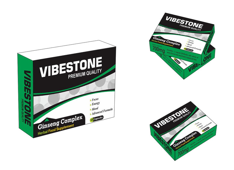 [Australia] - VIBESTONE Green Stronger for Longer New Formula- Ultra Strong Performance Enhancing 700MG Pills, Stamina Endurance Booster Green Supplement Pills for Men - 10 Ginseng Capsules 