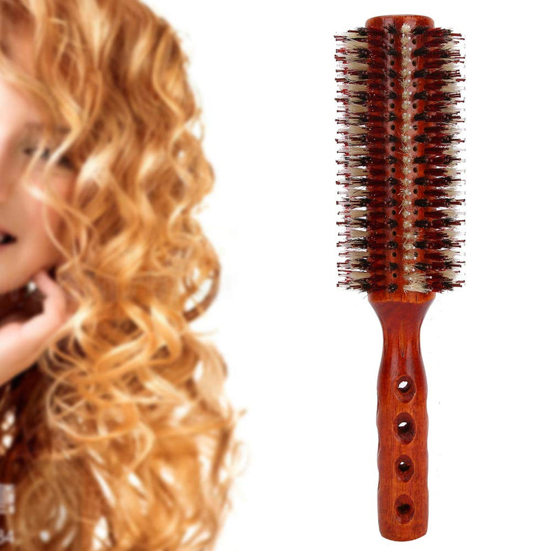 [Australia] - Round Hair Brush, Professional Hair Styling Comb Brush,Handle Comb For Women And Men, Straightening Curling Brush Large For And Curling, Wet And Dry Hair 