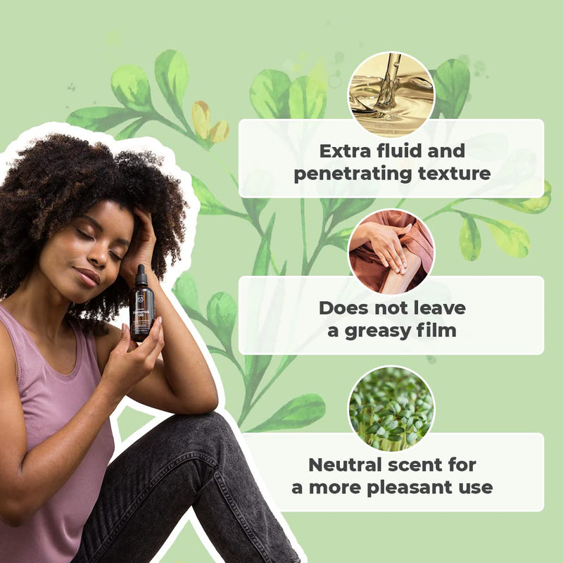 [Australia] - ORGANIC FENUGREEK OIL | Fenugreek Seed Oily Macerate made with Sunflower Oil | 100% Pure & Natural | Body, Chest, Buttocks, Hair, Nails | Vegan & Cruelty Free | Glass Bottle + Pump (200ml) 200ml 