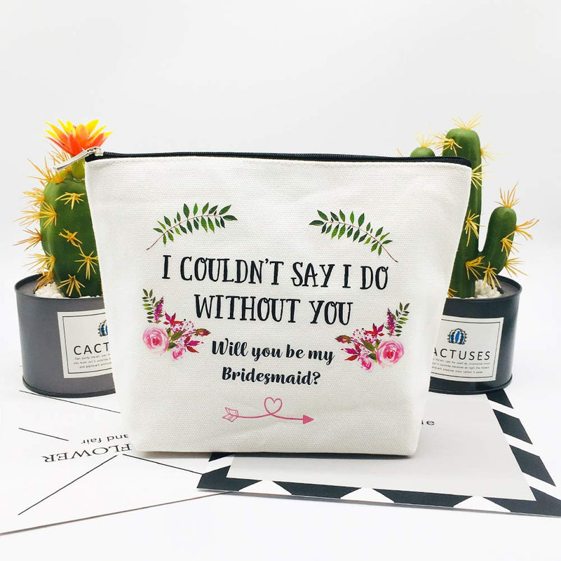 [Australia] - Bridesmaid Gifts for Wedding Bridesmaid Proposal Gifts Maid of Honor Gifts from Bride Emergency Gifts Makeup Bag Bachelorette Party Gifts 