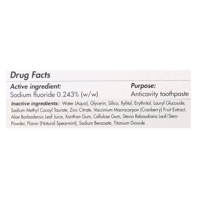 [Australia] - Spry Xylitol Toothpaste with Fluoride, Natural Spearmint, Anti-Cavity, 5 oz 