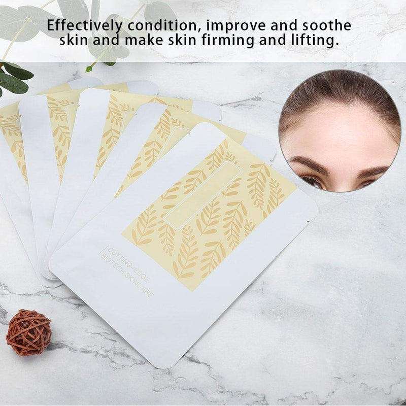 [Australia] - 5Pcs/Set Silicone Patches, Anti-Wrinkle Anti Forehead Lines Skin Moisturizing Repairing Sticker Pad for Wrinkles Removal 