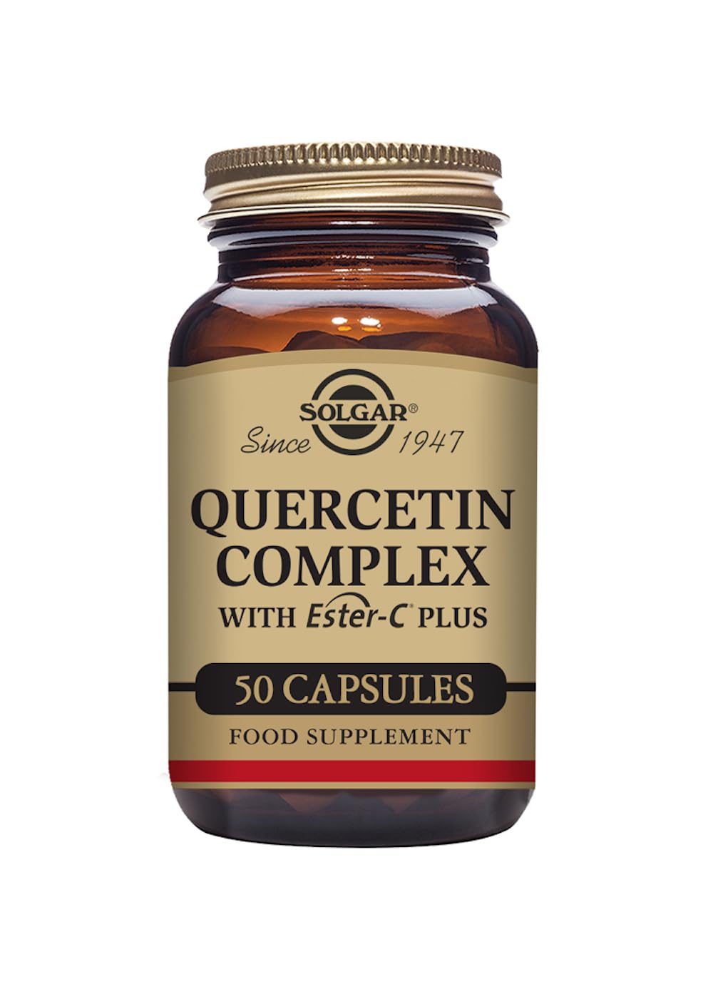 [Australia] - Solgar Quercetin Complex Vegetable Capsules - Pack of 50 - Supports Immunity and Protects from Oxidative Stress - With Ester Vitamin C and Bromelain - Vegan and Gluten Free 