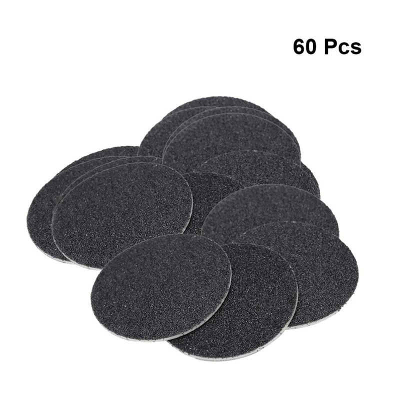 [Australia] - Minkissy 60Pcs Foot File Replacement Pads Self- Adhesive Sandpaper Discs for Electric Foot Callus Remover Foot Care Tool (Specification 60) 