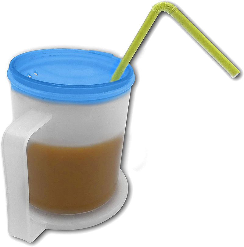 [Australia] - 3 Pack Life Healthcare Drinking Beaker Cup for Disabled Adults - Easy Grip Handles - Calibrated 300ml 