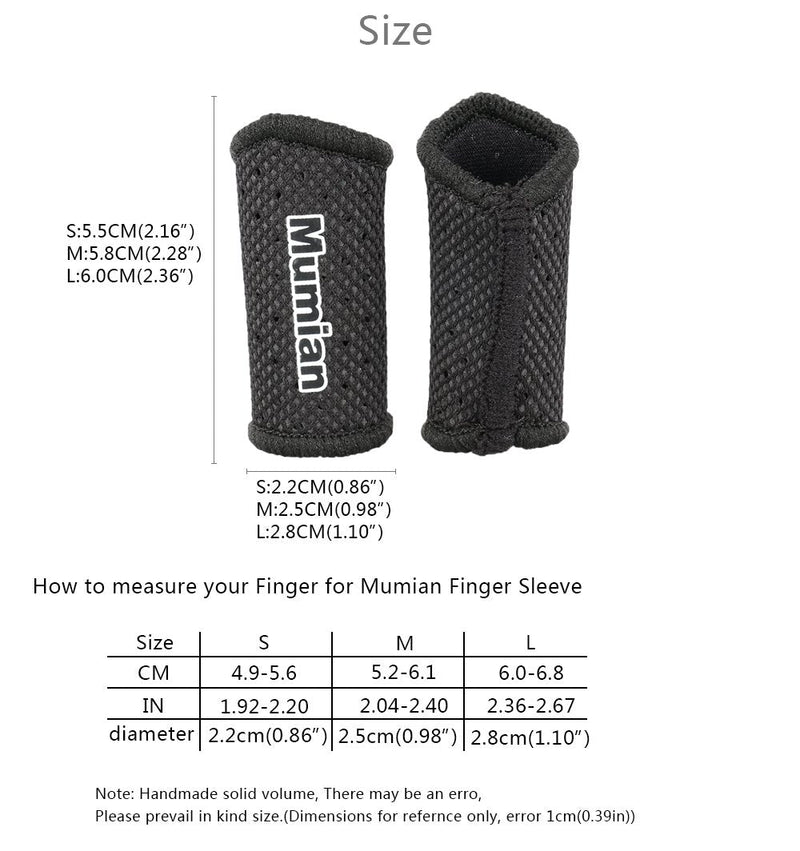 [Australia] - Sports Elastic Finger Sleeves Support Thumb Brace Protector Breathable Elastic Finger Tape for Basketball, Tennis,Baseball, Cycling, Volleyball, Badminton, Boating A71 Black Small 