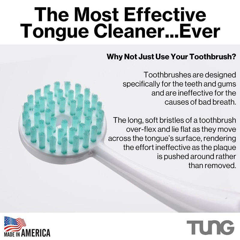 [Australia] - Tung Brush and Gel Tongue Cleaner Starter Pack 2 Count (Pack of 1) 