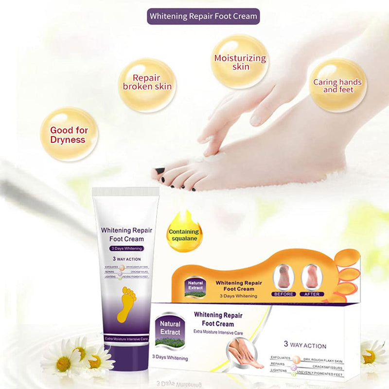 [Australia] - Foot Peel Mask , Baby Soft Skin Care Peeling Feet Exfoliating Socks, Spa Smooth Exfoliator Peel Off Calluses Dead Skin Callus Remover with Foot Cream for Men and Women-4 pack 100ml 