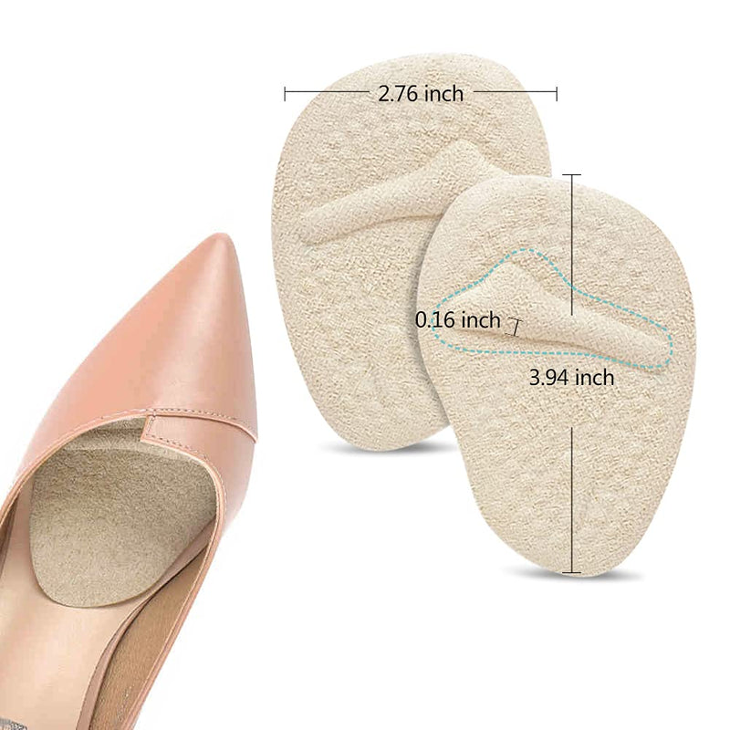 [Australia] - Metatarsal Pads - 12 pcs Soft Forefoot Pads - High Heel Inserts - Shoe Filler for Too Big Shoes Women - Ball of Foot Cushions for Pain Relief 