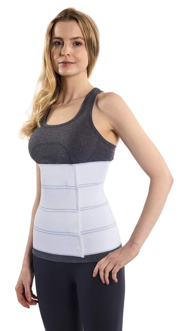 [Australia] - NYOrtho Abdominal Binder Lower Waist Support Belt - Compression Wrap for Men and Women (90" - 105") 4 Panel - 12" 4 Panel - 12" High 90-105 Inch (Pack of 1) 