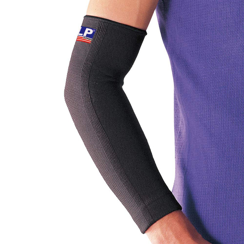 [Australia] - LP SUPPORT Elbow Support Sleeve - Compression & Pain Relief - Prevent Injury & Promote Recovery - Tennis and Golfers’ Elbow, Tendonitis - For Workouts, Sports & Weightlifting - Black/X-Large XL 