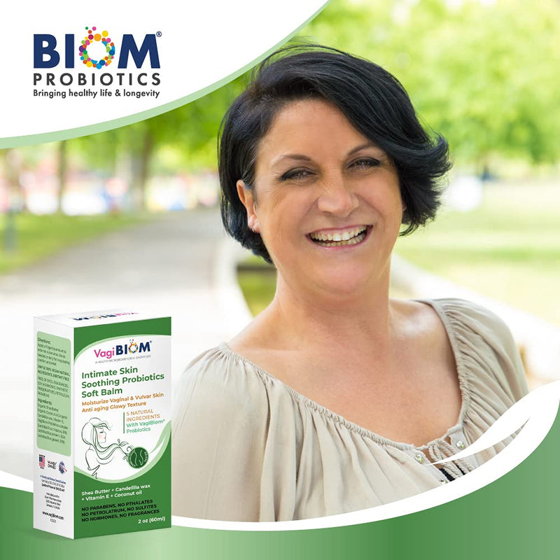 [Australia] - Biom Probiotic Intimate Skin Soothing Probiotics Soft Balm SheaButter with VagiBiom Probiotics for Skin Care. 100% NATURAL - NO PARABENS. VEGAN FORMULA. Maintain Optimal pH, and relieves Feminine discomfort 