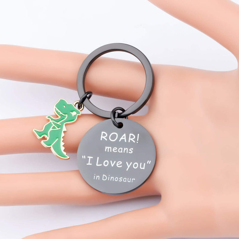 [Australia] - TGBJE Dinosaur Gift T-Rex Gift ROAR Means I Love You In Dinosaur Keychain Couple Gift Dinosaur Lover Gift BL roar 