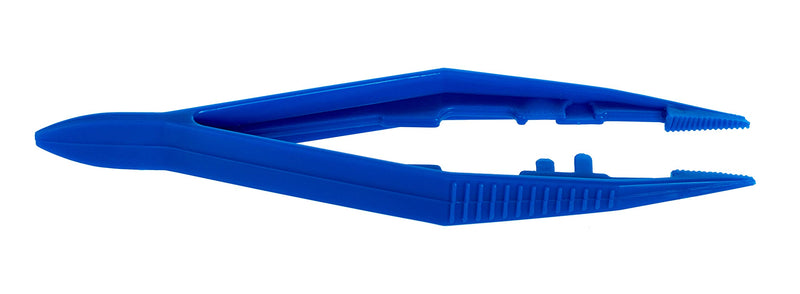 [Australia] - Bulk Priced Plastic Blue Forceps (Tapered Tweezers) from PrimeMed (125 Count) 125 Count 