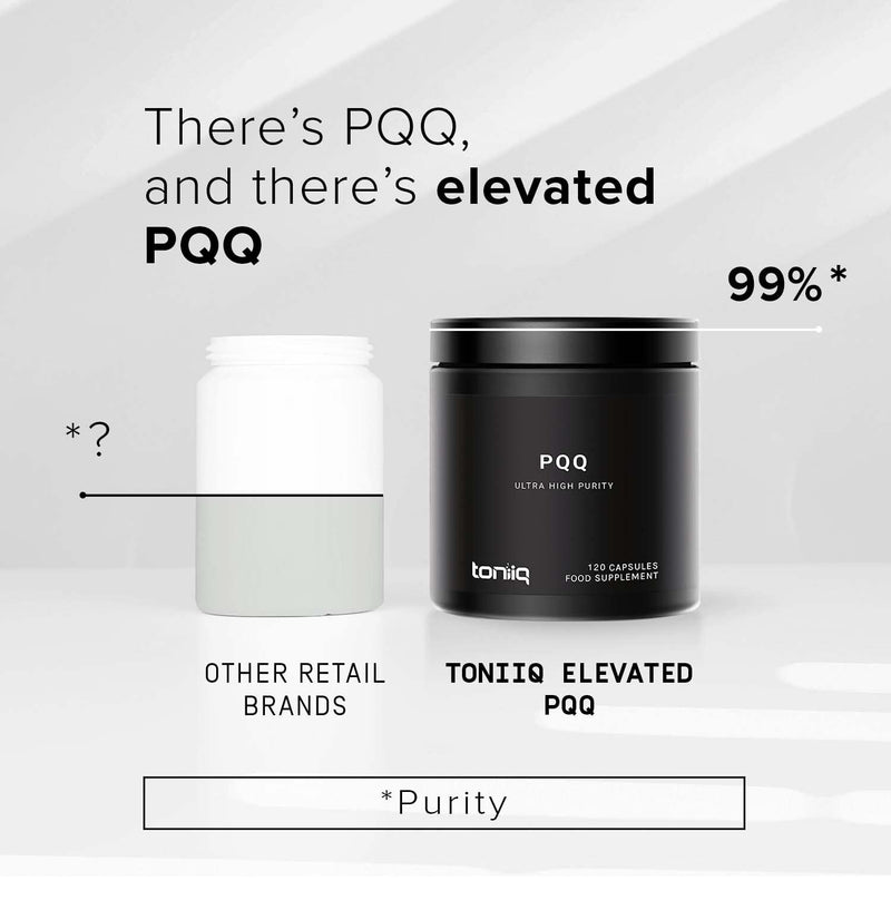 [Australia] - Ultra High Purity PQQ Capsules - 99%+ Highly Purified and Highly Bioavailable -120 Capsules - 20mg Concentrated Formula - Pyrroloquinoline Quinone Supplement 