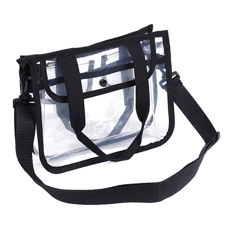 [Australia] - Clear Bag, EVA Cosmetic Storage Bag Portable Travel Makeup Bag for Women and Girls Waterproof Toiletry Bags Shoulder Strap Bag for Beach Travel 