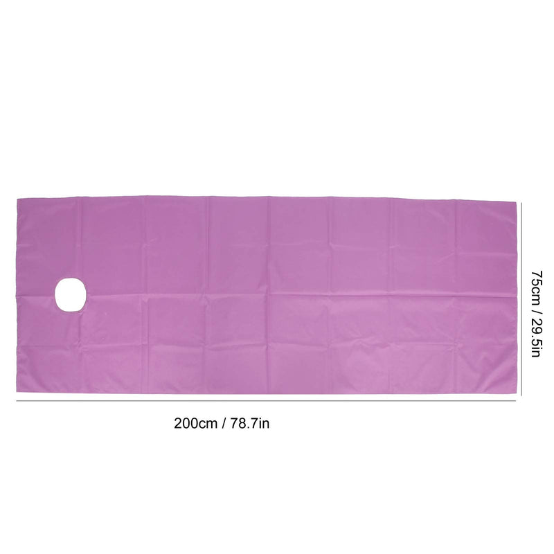 [Australia] - 2pcs Salon Bed Sheet, Waterproof Oil-proof Bed Cover Massage Bed Sheet Protecting Sheet for Salon SPA,Massage Table Cover Sheet Beauty Salon Bed Sheets(purple) purple 