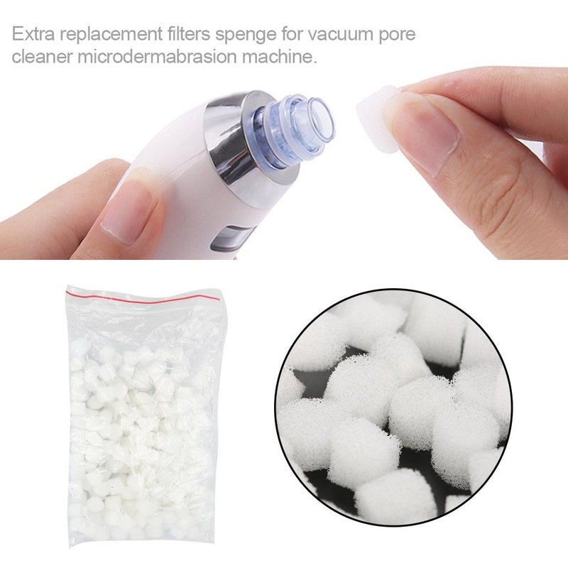 [Australia] - Replacement Sponge Filter Microdermabrasion Accessories for Blackhead Removal Device Vacuum Extraction Tools 