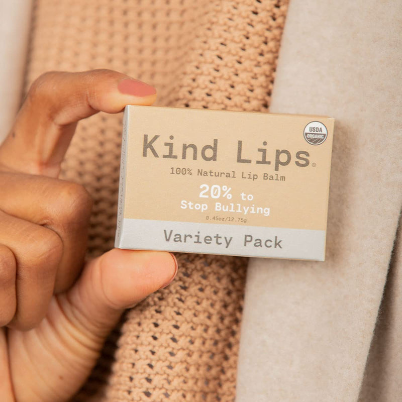 [Australia] - Kind Lips Organic Lip Balm Set | Variety Flavors 3-Pack | Certified Organic Coconut Oil, Jojoba, Beeswax | Gluten Free, Cruelty Free | 100% Soothing Natural Ingredients 3 Pack 