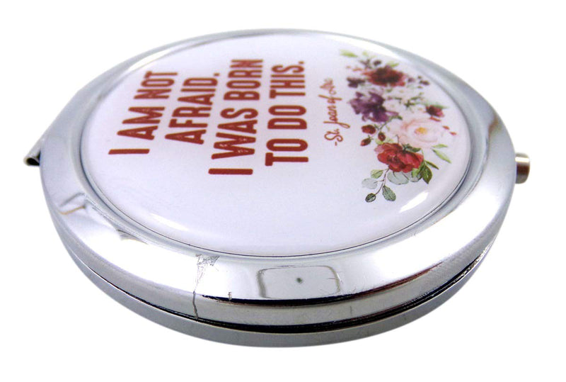 [Australia] - Needzo Travel Makeup Mirror Saint Joan of Arc Magnifying Compact, 2 3/4 Inches 