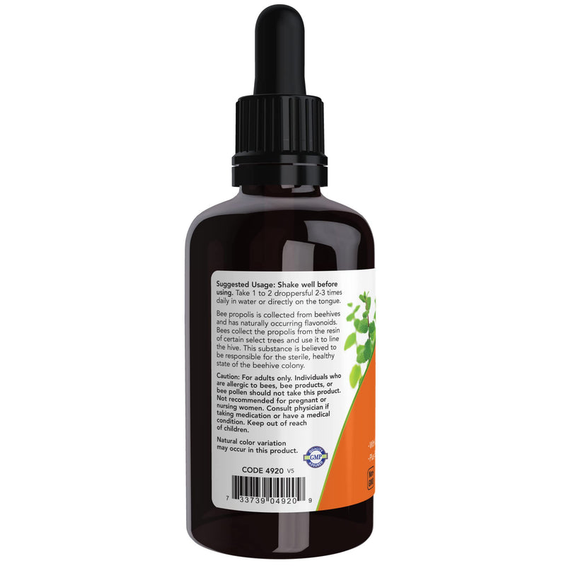 [Australia] - NOW Supplements, Propolis Plus Extract Liquid with Dropper, Herbal Supplement, 2-Ounce 