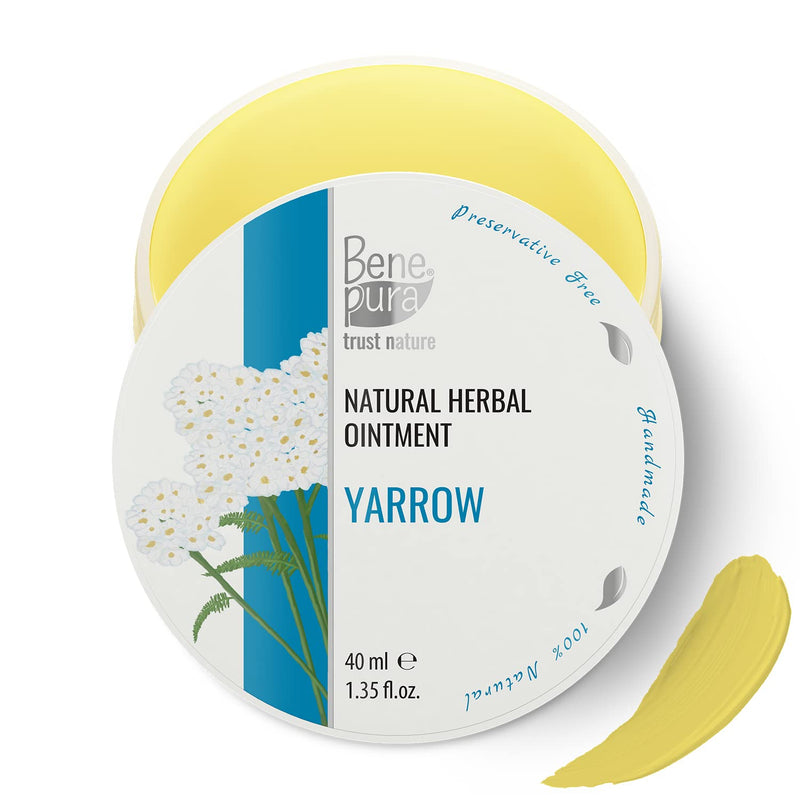 [Australia] - BenePura Hemorrhoids Ointment - Treatment for Hemorrhoids, Anal Piles and Fissures - Soothes Burning and Itching - 100% Natural White Yarrow Herbal Ointment - 40 ml 