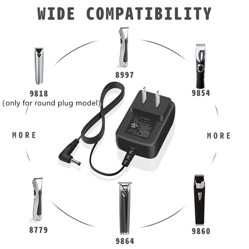 [Australia] - Power Supply AC Adapter for WAHL Trimmer 9880L, 9865, 9854l, 9860, 9876 Groomer Clipper Charger UL Listed 4V Power Cord 9880-100 Replacement for WAHL Cordless Shaver Razor Compatible 4.2V 