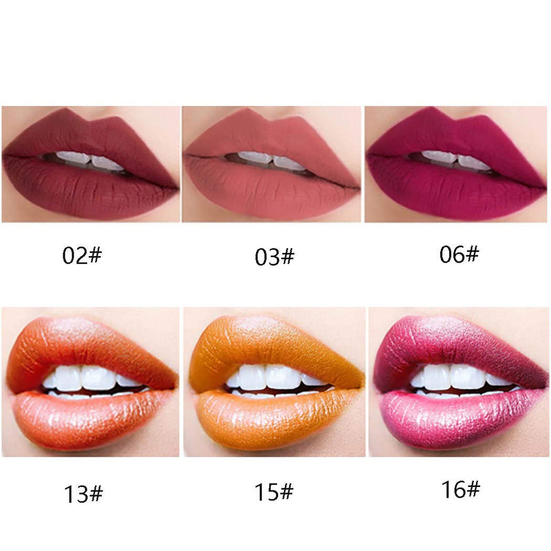 [Australia] - Edanta Matte Liquid Lipstick High Pigmented Cream Lipsticks Long Lasting Lip Gloss Makeup Present for Women and Girls (Red 16#) 