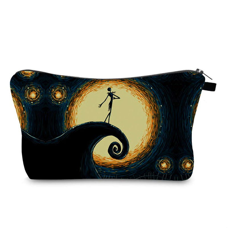 [Australia] - Cosmetic Bag PIOZIO Makeup Bags for Women,Small Makeup Pouch Travel Bags for Toiletries Waterproof Dead The Nightmare Before Christmas (XA-0852) XA-0852 