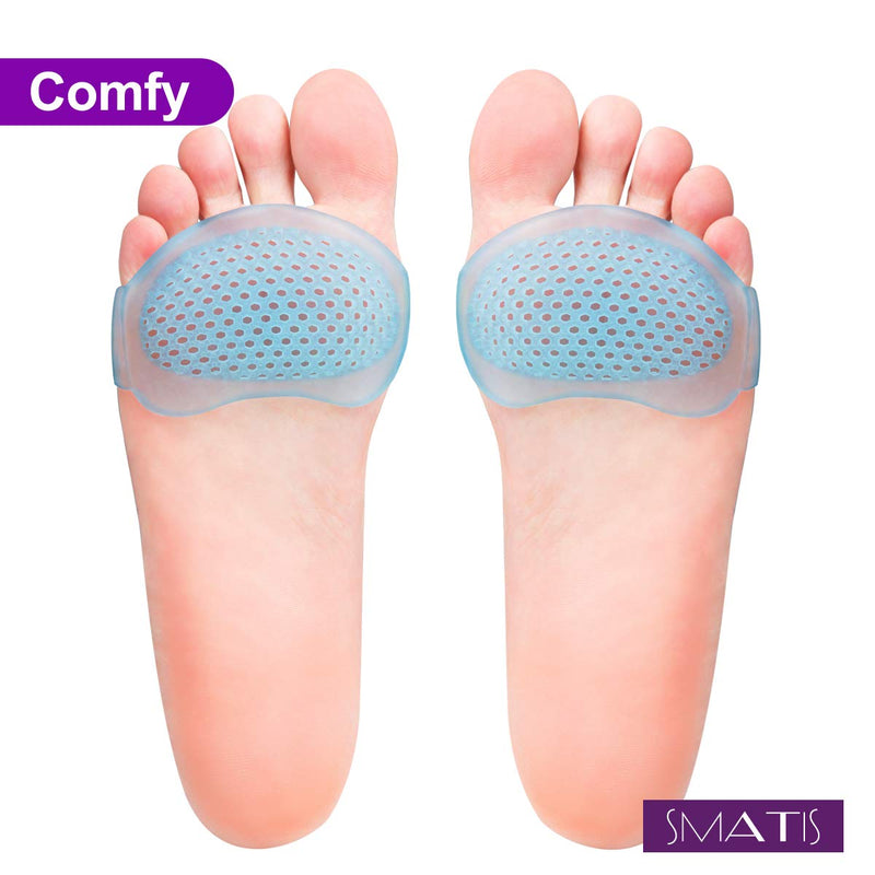 [Australia] - Metatarsal Pads for Women and Men, 4PCS Ball of Foot Cushion Foot Pads Heel Cushions for Shoes for Metatarsalgia Neuroma Mortons Neuroma Pads Atrophy Burning Sensations Relieve Pain 