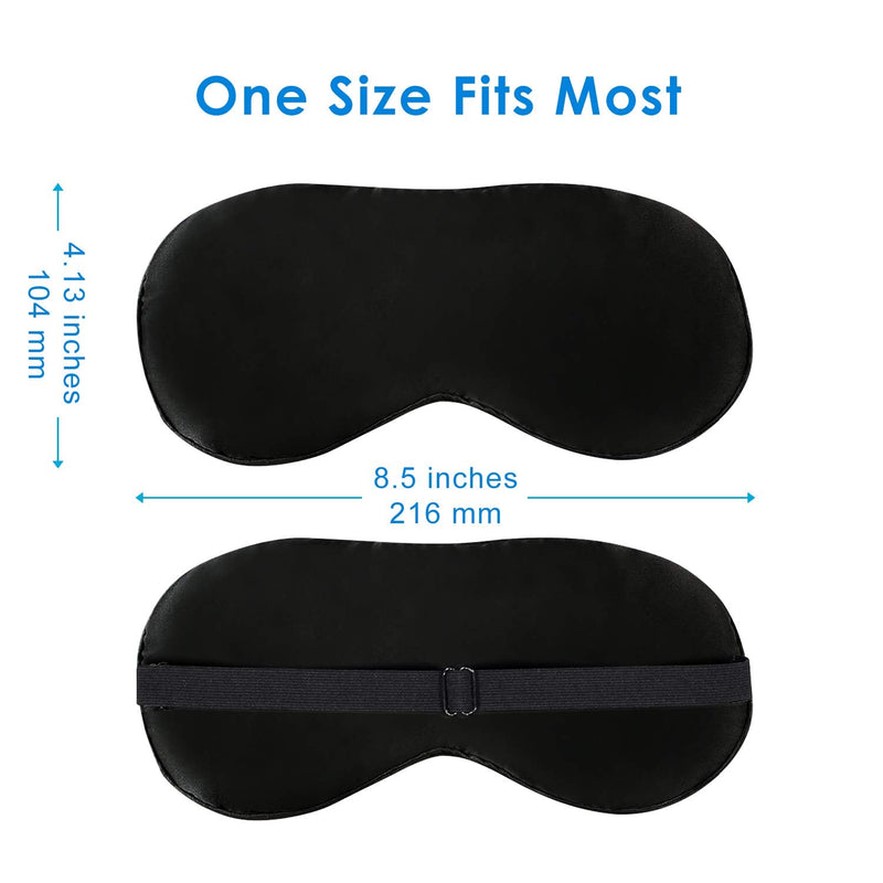 [Australia] - JEFlex Natural Silk Sleep Mask Blindfold, Super-Smooth Eye Mask 