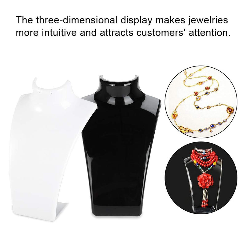 [Australia] - Mannequin Jewelry Display, Pendant Necklace Holder Mannequin Head Jewelry Display Stand, Bust Earrings Plastic Mannequin Stand ZAN8C41N-JM12100-01 