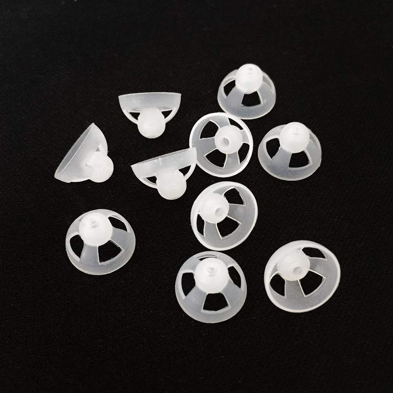 [Australia] - Open Domes, S/M/L Dome Piece for Earphone in-Ear Rubber Head, Sound Isolating Design Open Dome Piece 1 / 2Pcs 2Pcs M size 