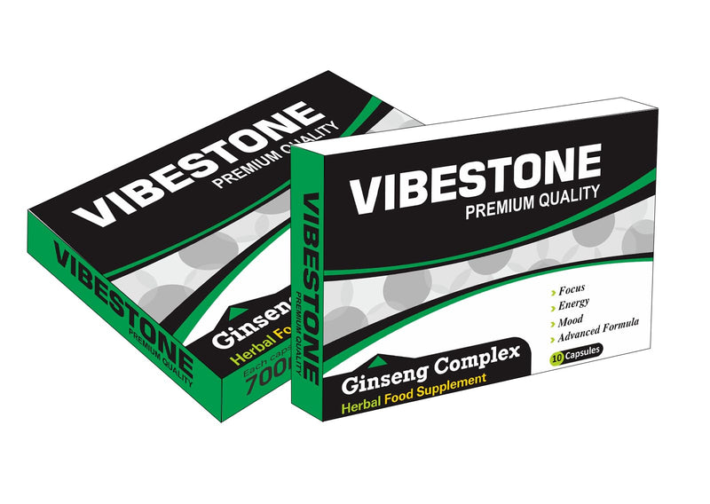 [Australia] - VIBESTONE Green Stronger for Longer New Formula- Ultra Strong Performance Enhancing 700MG Pills, Stamina Endurance Booster Green Supplement Pills for Men - 10 Ginseng Capsules 