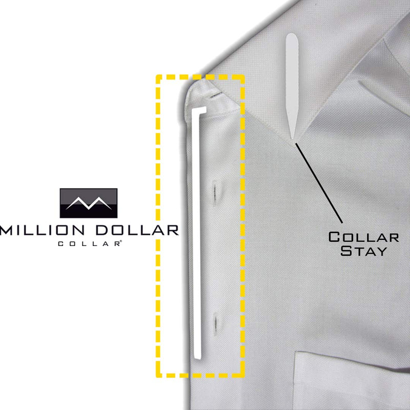 [Australia] - Million Dollar Collar - Metal Collar Stays - 2 Sets 