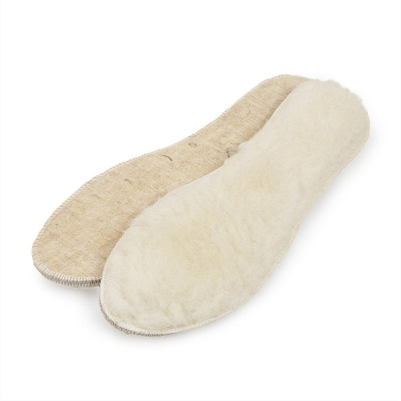 [Australia] - LAMBAA Unisex Sheep Wool Fleece Insoles Warm Soft Cozy 7 Women/5 Men 