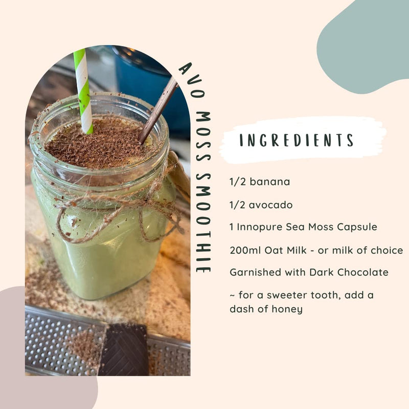 [Australia] - Irish Sea Moss & Bladderwrack Capsules - High Strength - Ethically Sourced SeaMoss, Natural Supplement, Vegan Society Certified - UK Made 